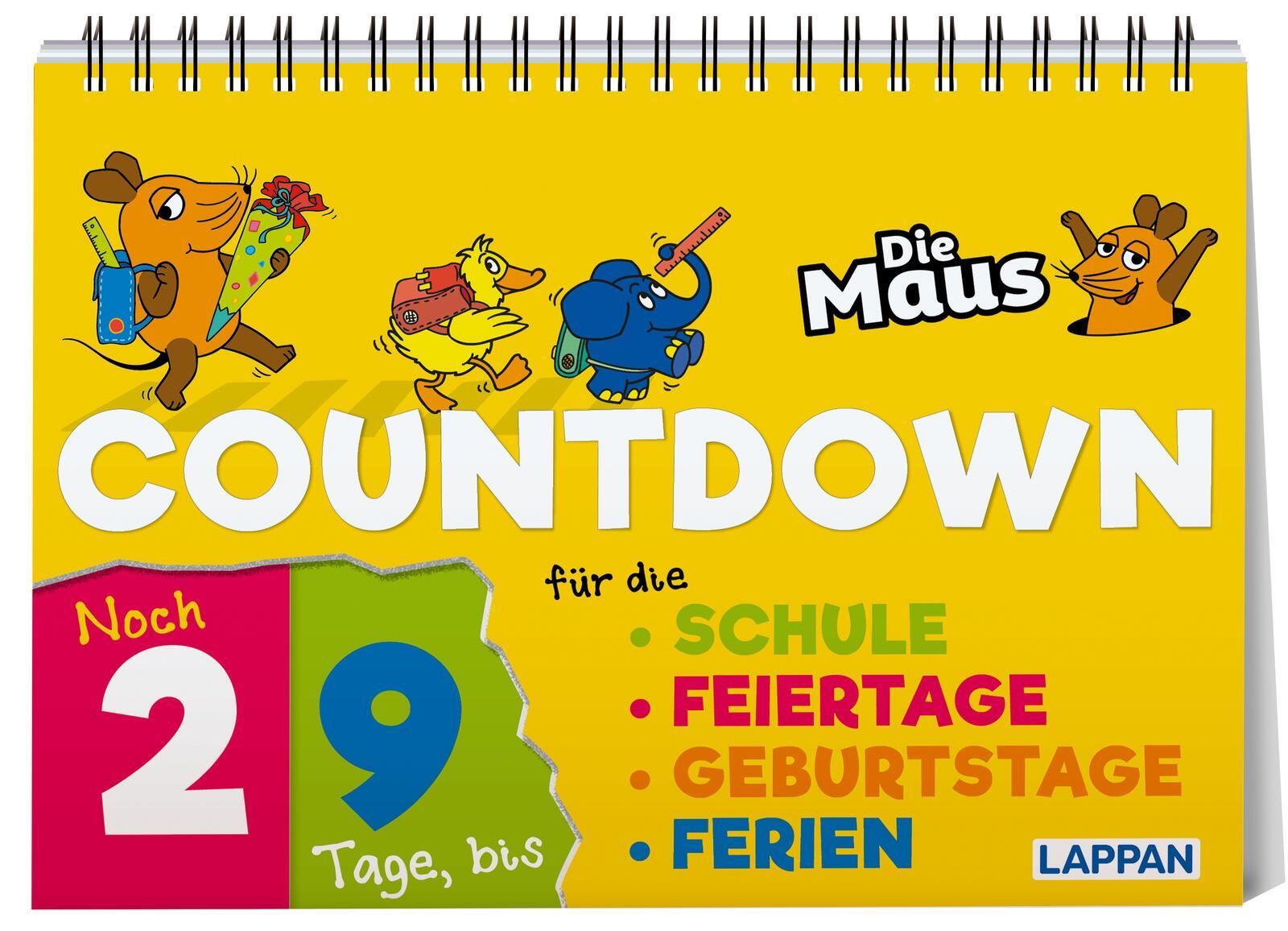 Cover: 9783830364405 | Countdown für die Schule mit der Maus | Taschenbuch | 26 S. | Deutsch