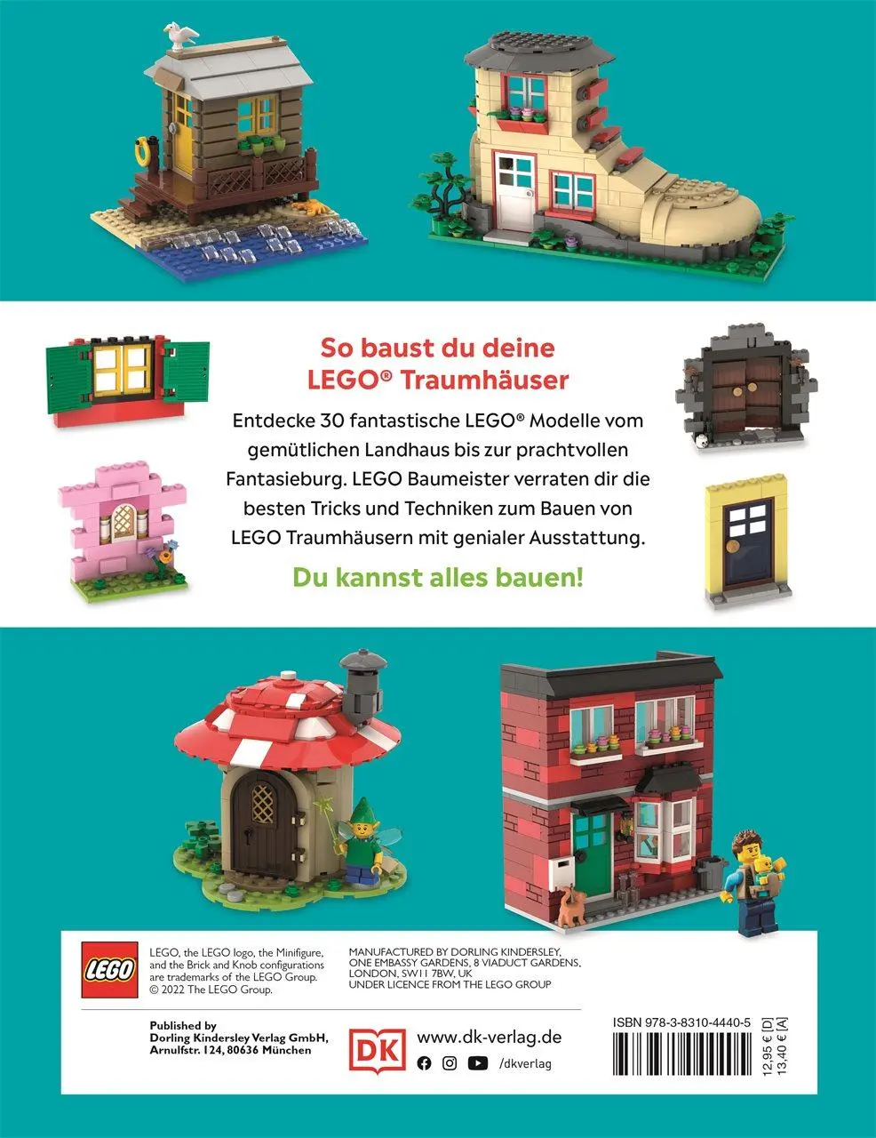 Rückseite: 9783831044405 | LEGO® Bauideen Häuser | Hannah Dolan (u. a.) | Buch | 96 S. | Deutsch