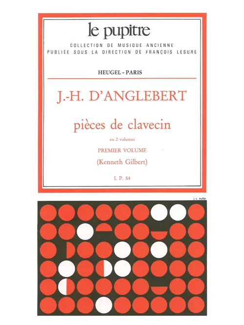 Cover: 9790047324405 | Pieces de Clavecin Vol.1 (K.Gilbert) (Le Pupitre) | D'Anglebert | Buch