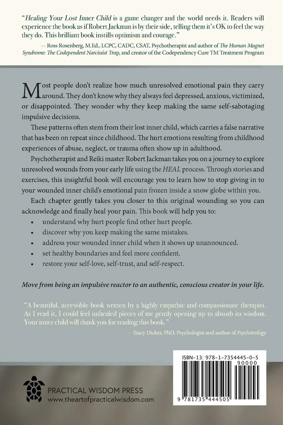 Rückseite: 9781735444505 | Healing Your Lost Inner Child | Robert Jackman | Taschenbuch | 2020