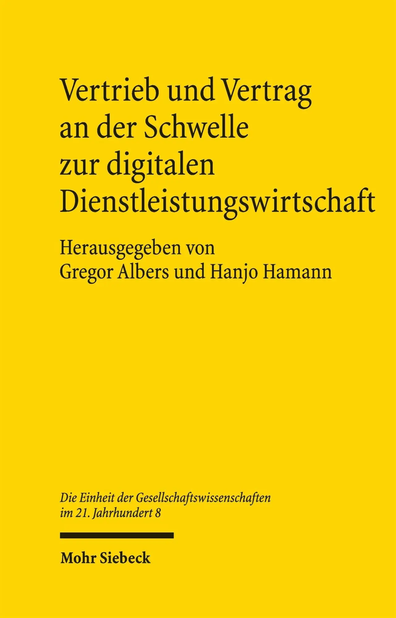 Vertrieb und Vertrag an der Schwelle zur digitalen Dienstleistungswirtschaft