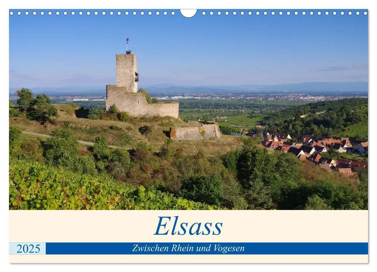 Cover: 9783435414505 | Elsass - Zwischen Rhein und Vogesen (Wandkalender 2025 DIN A3...