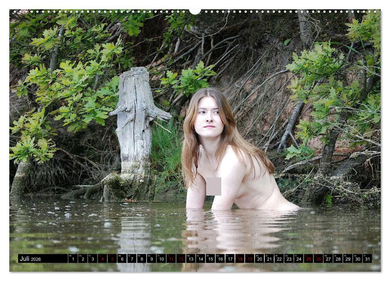 Bild: 9783457434505 | Nackte Natur (hochwertiger Premium Wandkalender 2026 DIN A2 quer),...