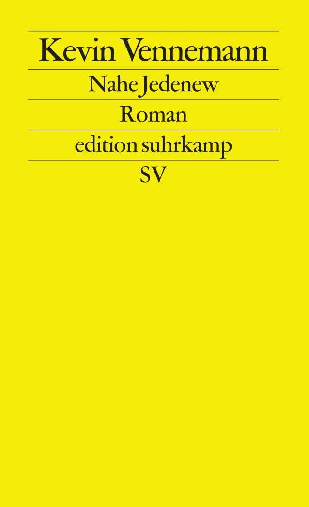 Cover: 9783518124505 | Nahe Jedenew | Roman | Kevin Vennemann | Taschenbuch | 144 S. | 2005