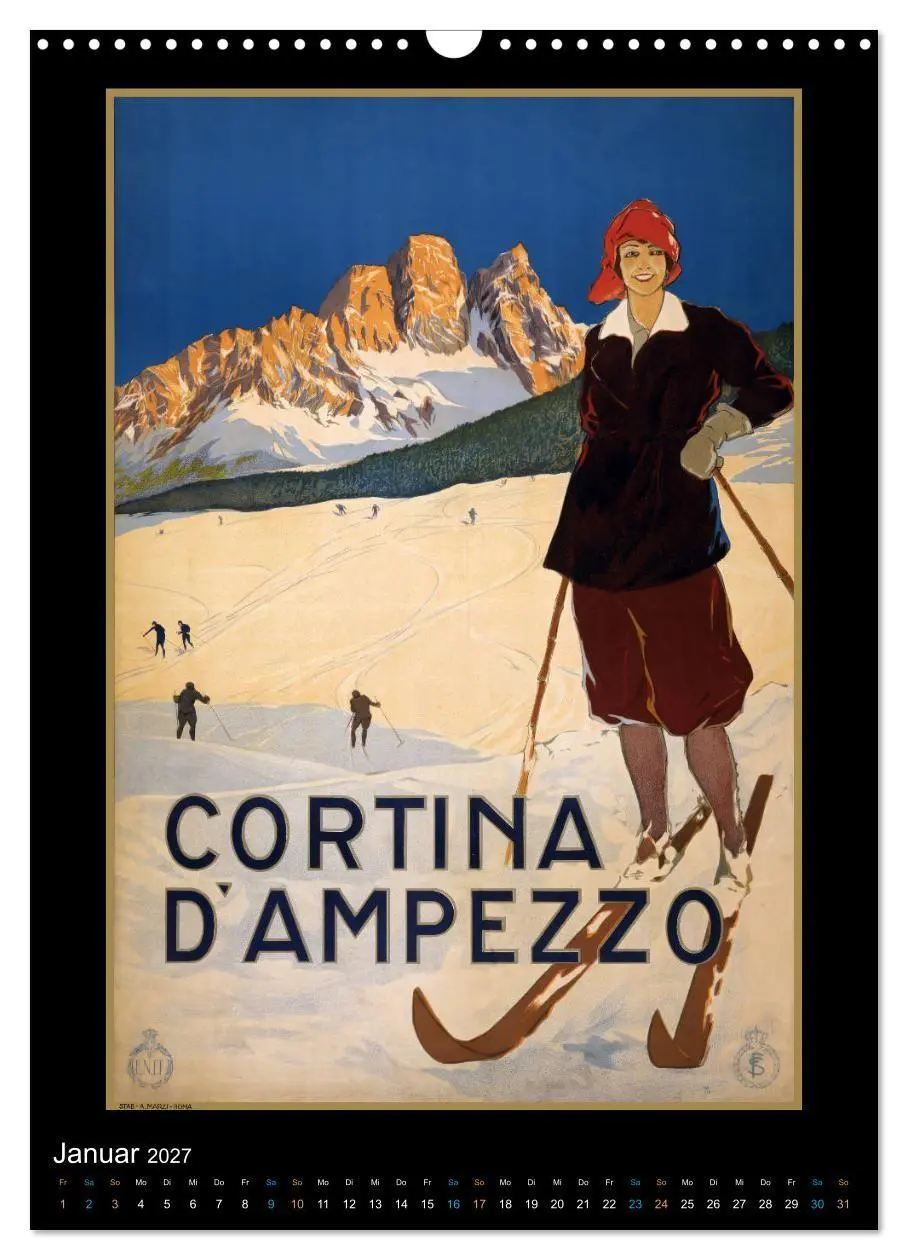 Bild: 9783569544505 | Historische Reiseplakate (Wandkalender 2027 DIN A3 hoch), CALVENDO...