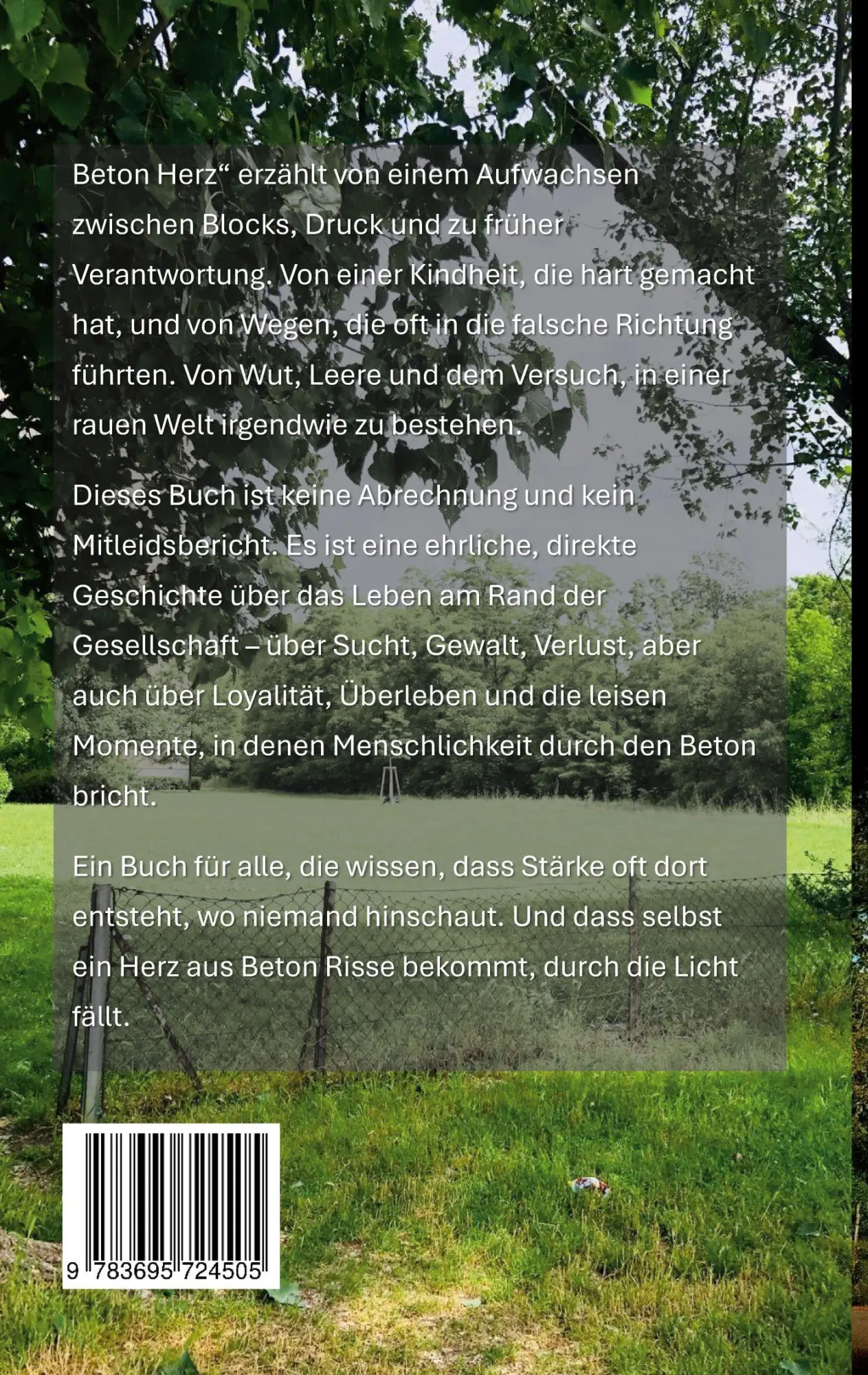 Rückseite: 9783695724505 | Beton Herz | Michael Stehlik | Taschenbuch | 110 S. | Deutsch | 2026