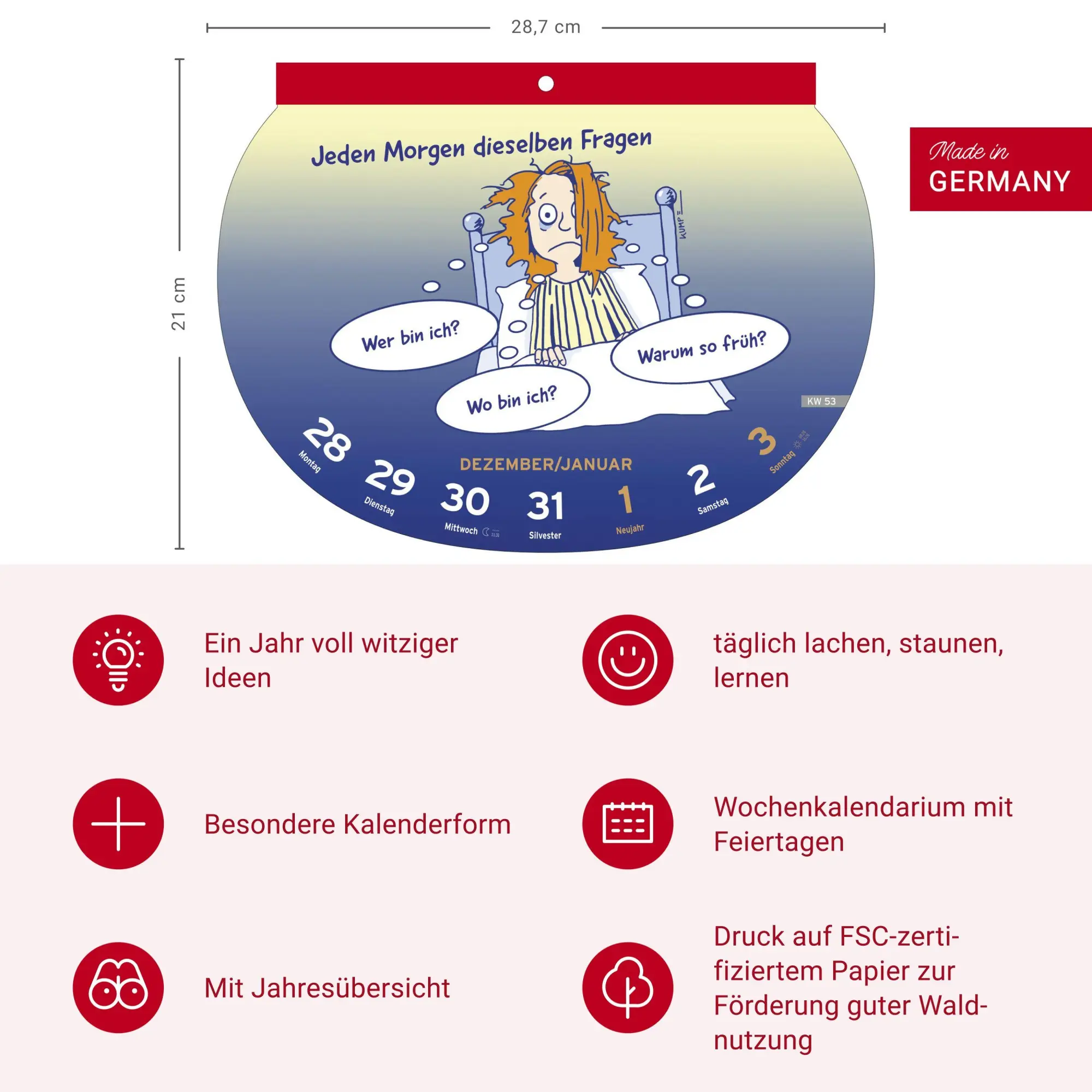 Bild: 9783756414505 | Dumme Sprüche Kalender 2027 - Für Gescheite! | Heye | Kalender | 57 S.