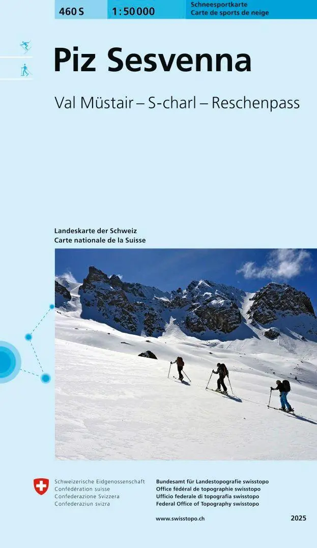 460S Piz Sesvenna Schneesportkarte