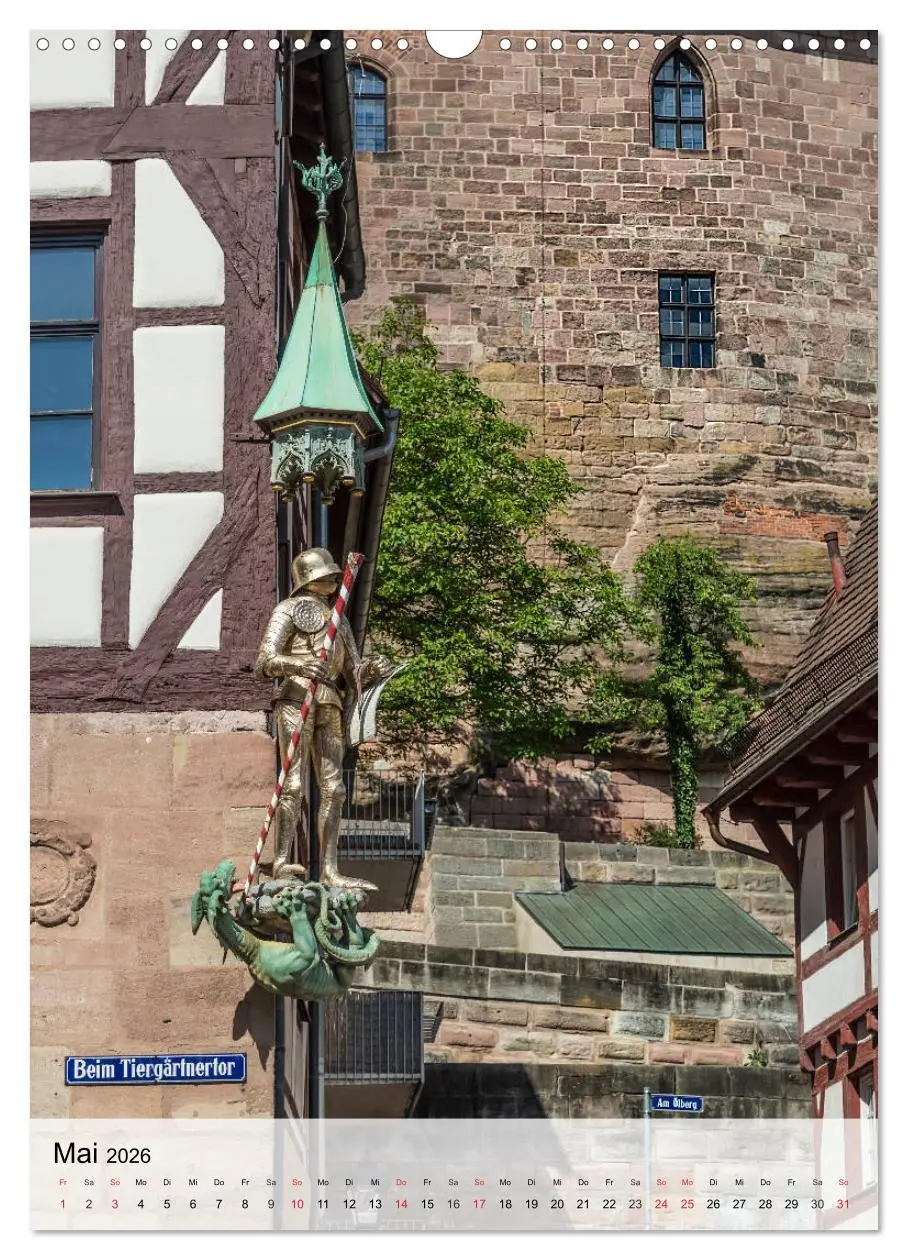 Bild: 9783516444605 | NÜRNBERG Charmante Altstadt (Wandkalender 2026 DIN A3 hoch),...