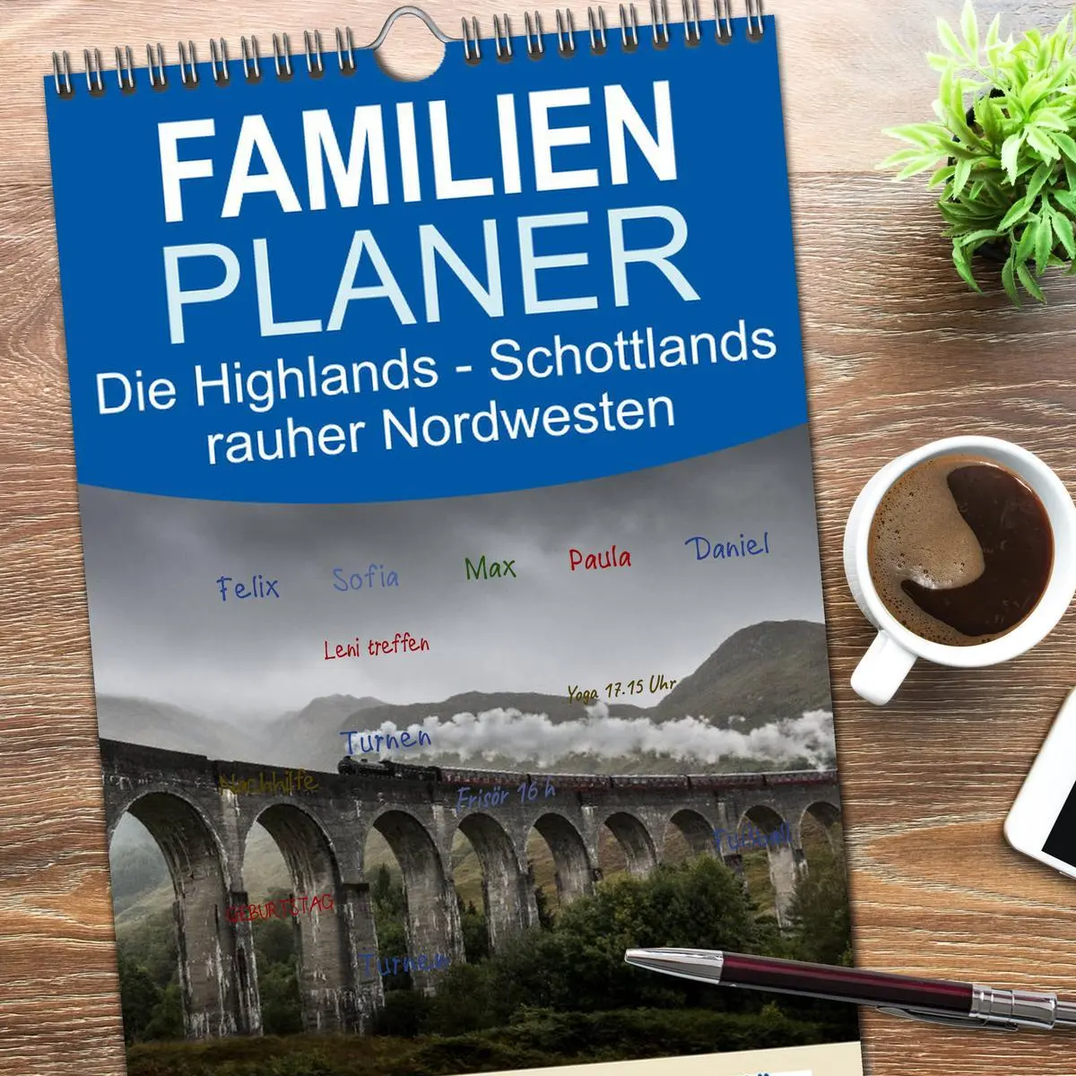 Bild: 9783516514605 | Familienplaner 2026 - Die Highlands - Schottlands rauher Nordwesten...