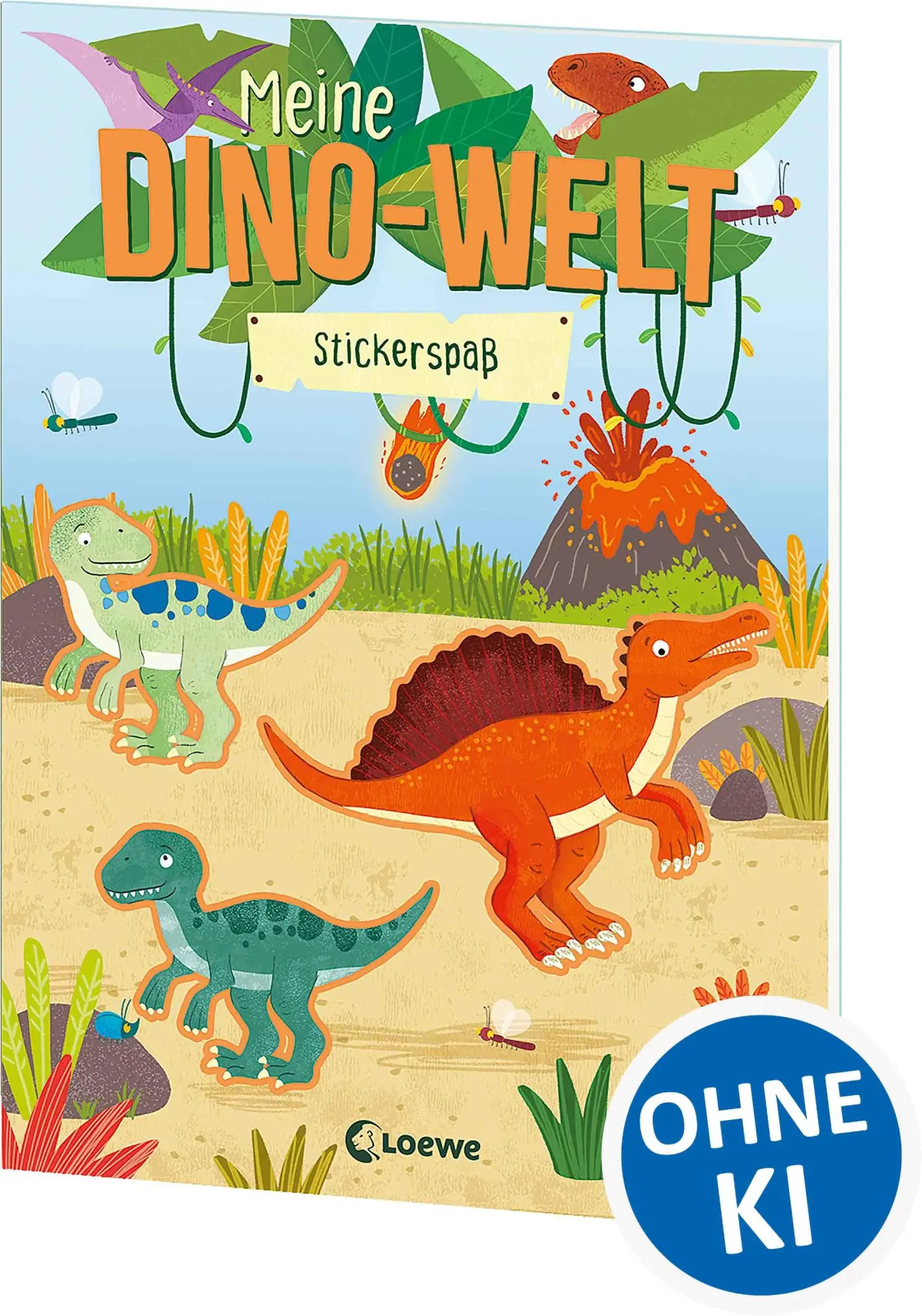 Cover: 9783743224605 | Meine Dino-Welt - Stickerspaß | Anna Lena Grünhäuser | Taschenbuch