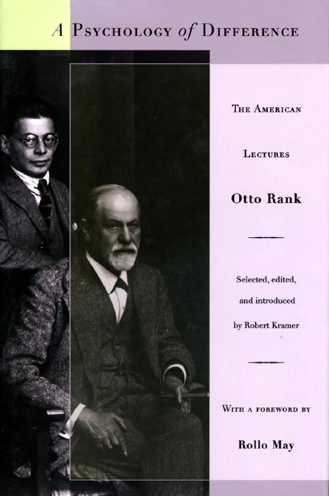 Cover: 9780691044705 | A Psychology of Difference | The American Lectures | Otto Rank | Buch