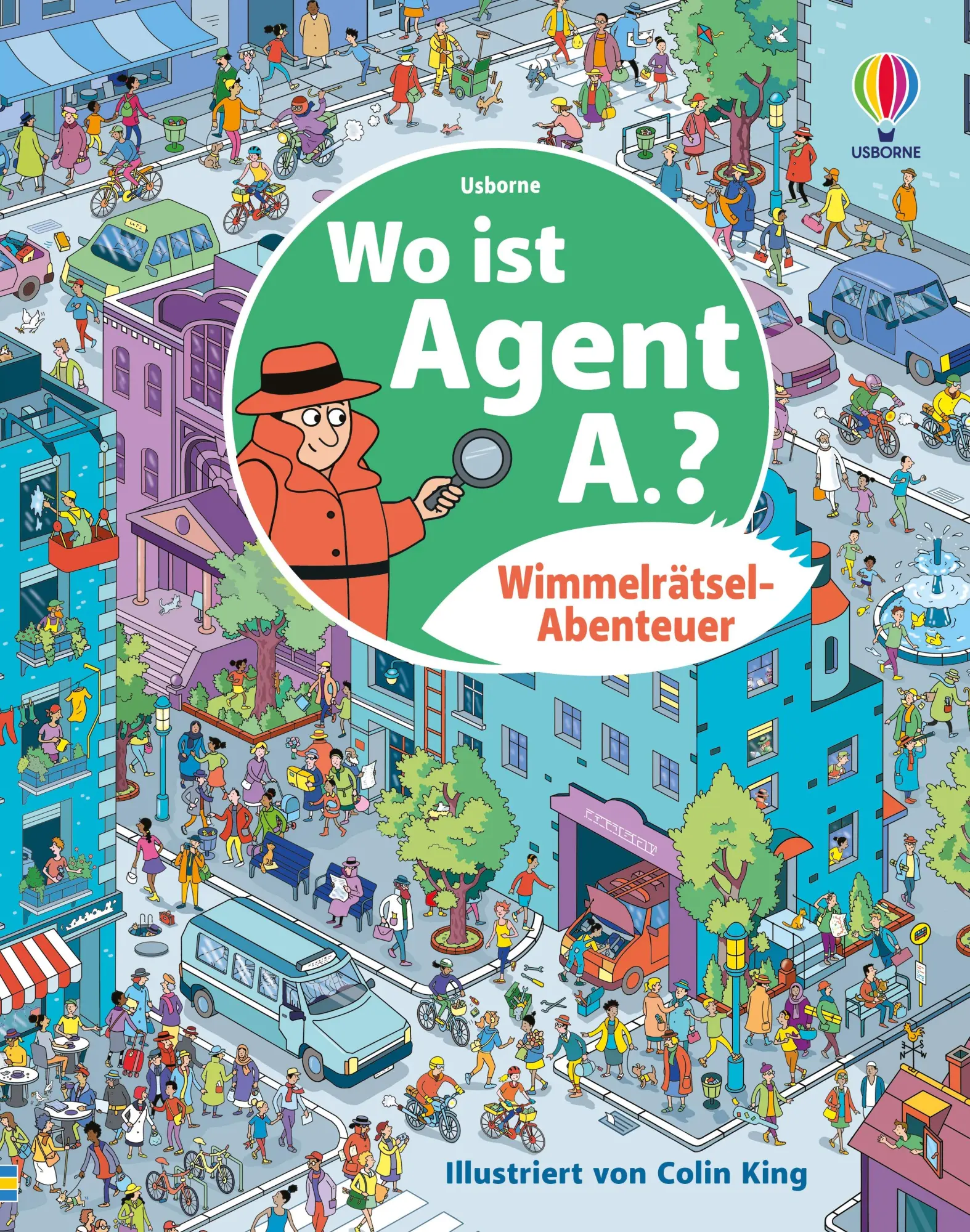 Cover: 9781035704705 | Wimmelrätsel-Abenteuer: Wo ist Agent A.? | Alex Frith (u. a.) | Buch