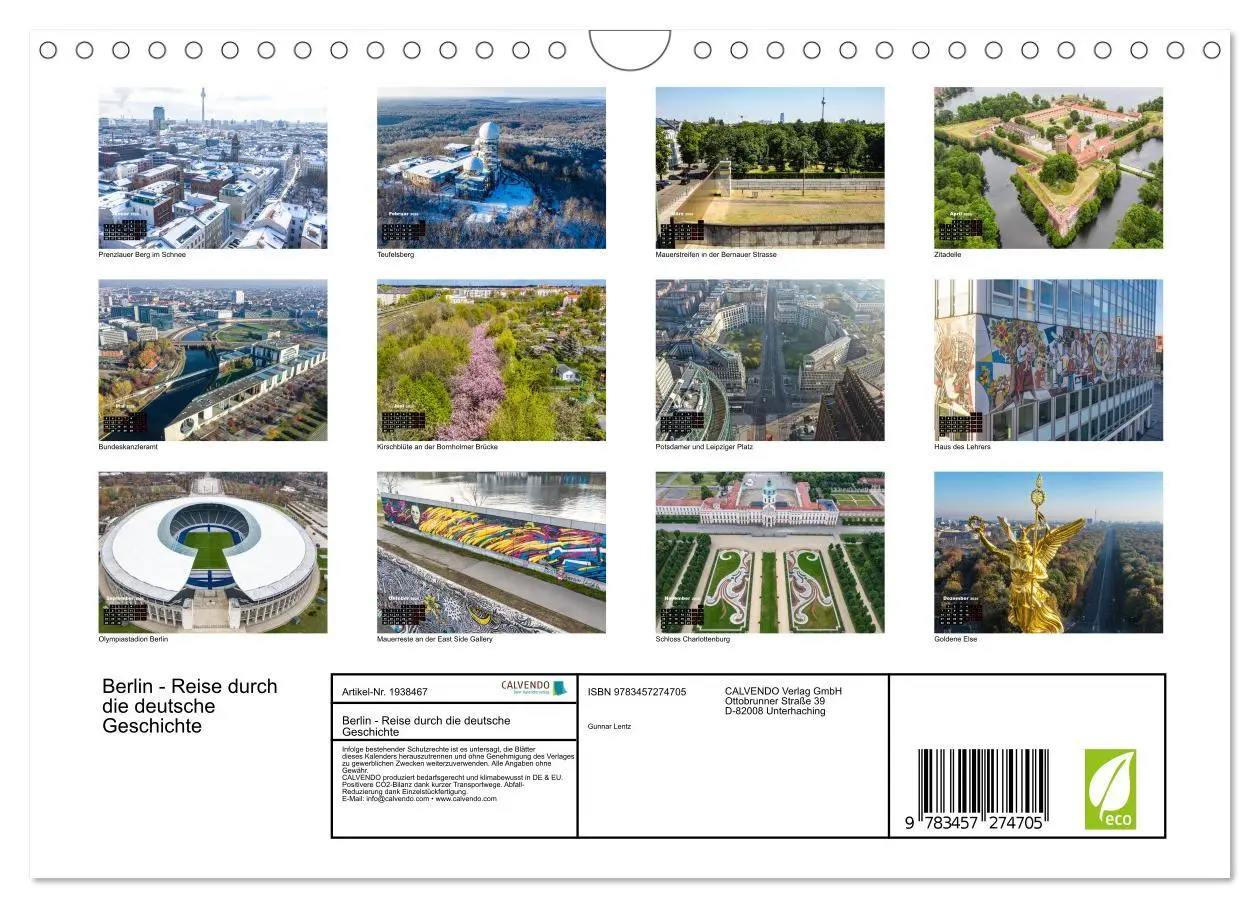 Bild: 9783457274705 | Berlin - Reise durch die deutsche Geschichte (Wandkalender 2026 DIN...
