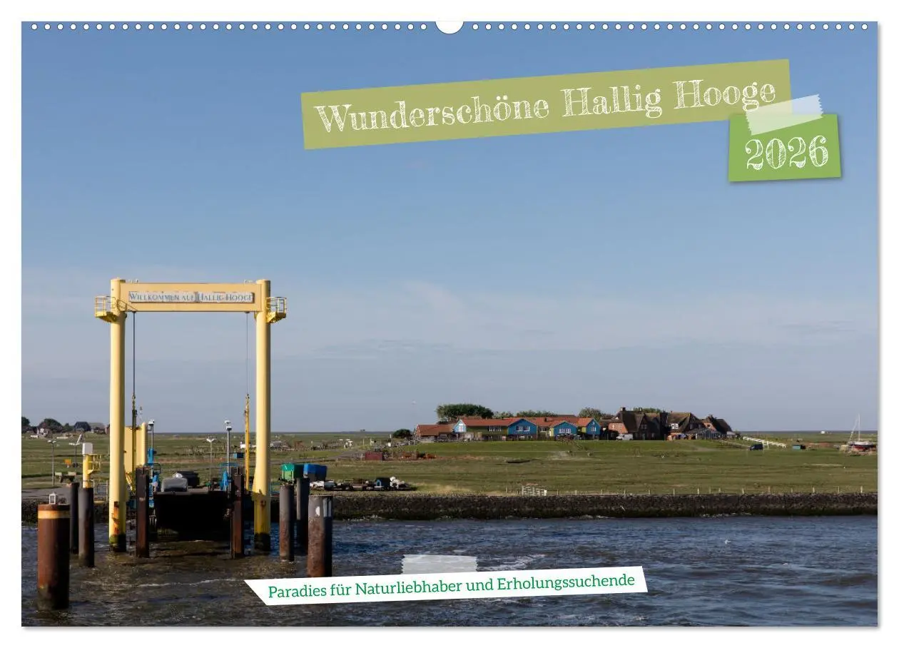 Cover: 9783457584705 | Wunderschöne Hallig Hooge (Wandkalender 2026 DIN A2 quer), CALVENDO...