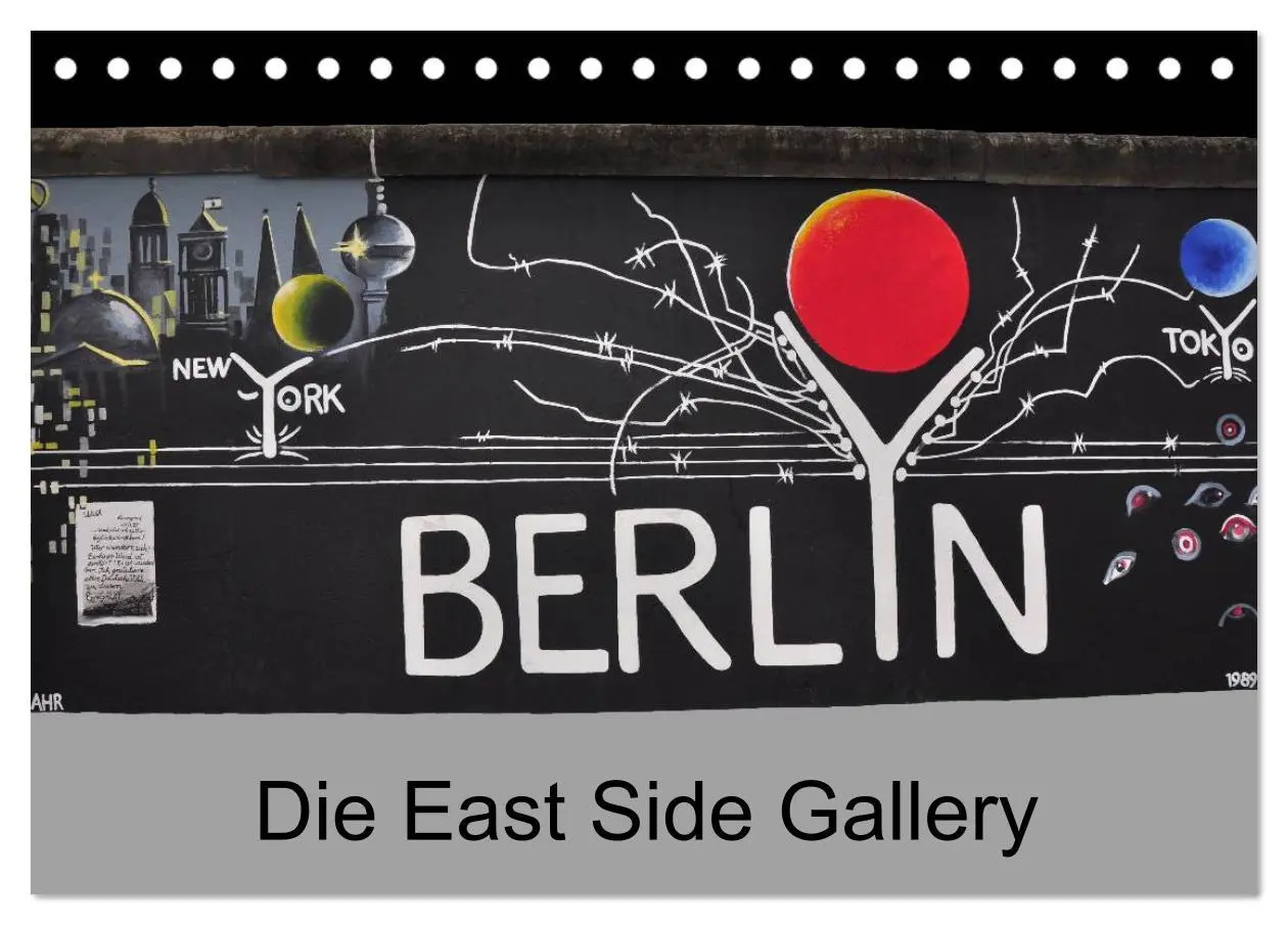 Cover: 9783516054705 | Berlin - Die East Side Gallery (Tischkalender 2026 DIN A5 quer),...