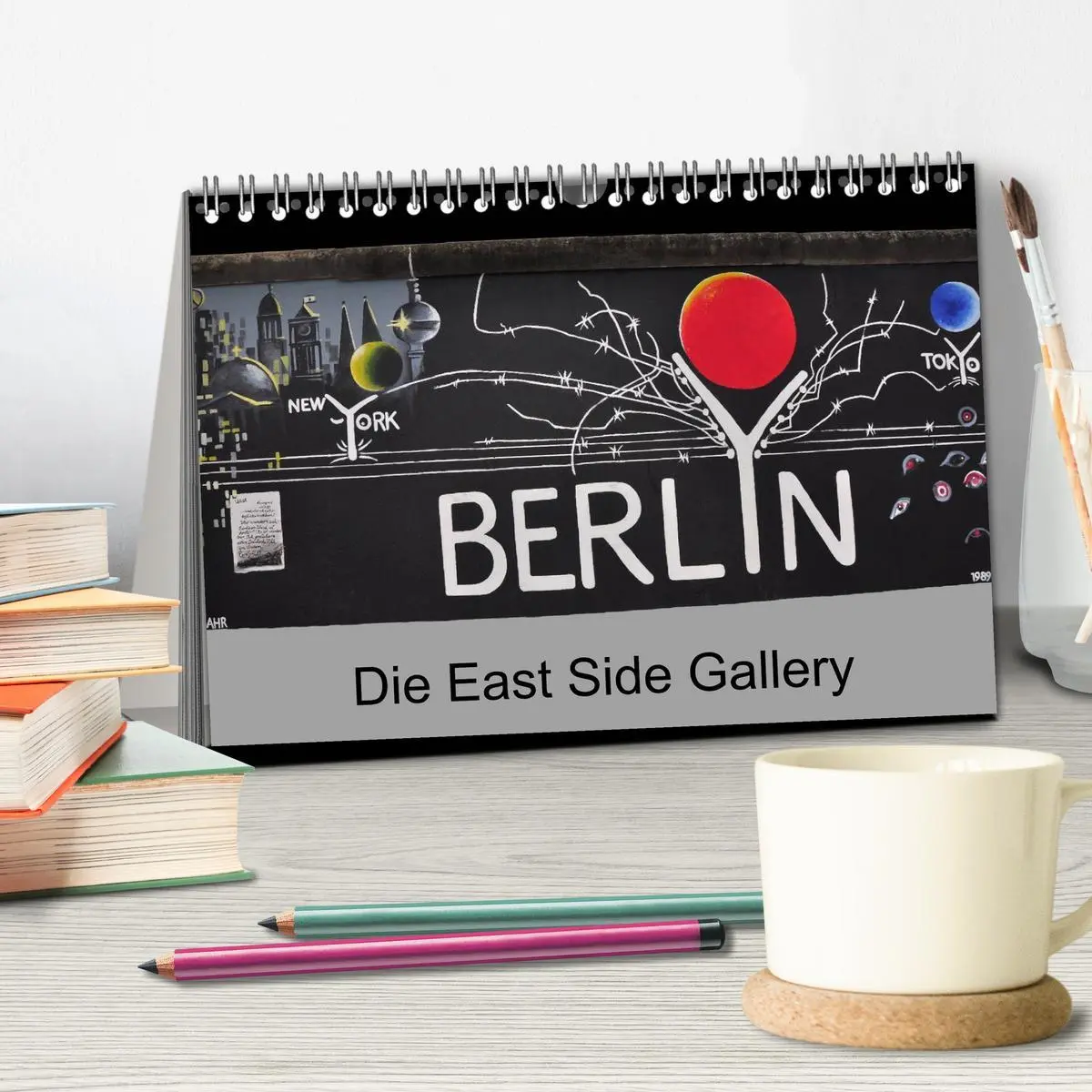 Bild: 9783516054705 | Berlin - Die East Side Gallery (Tischkalender 2026 DIN A5 quer),...