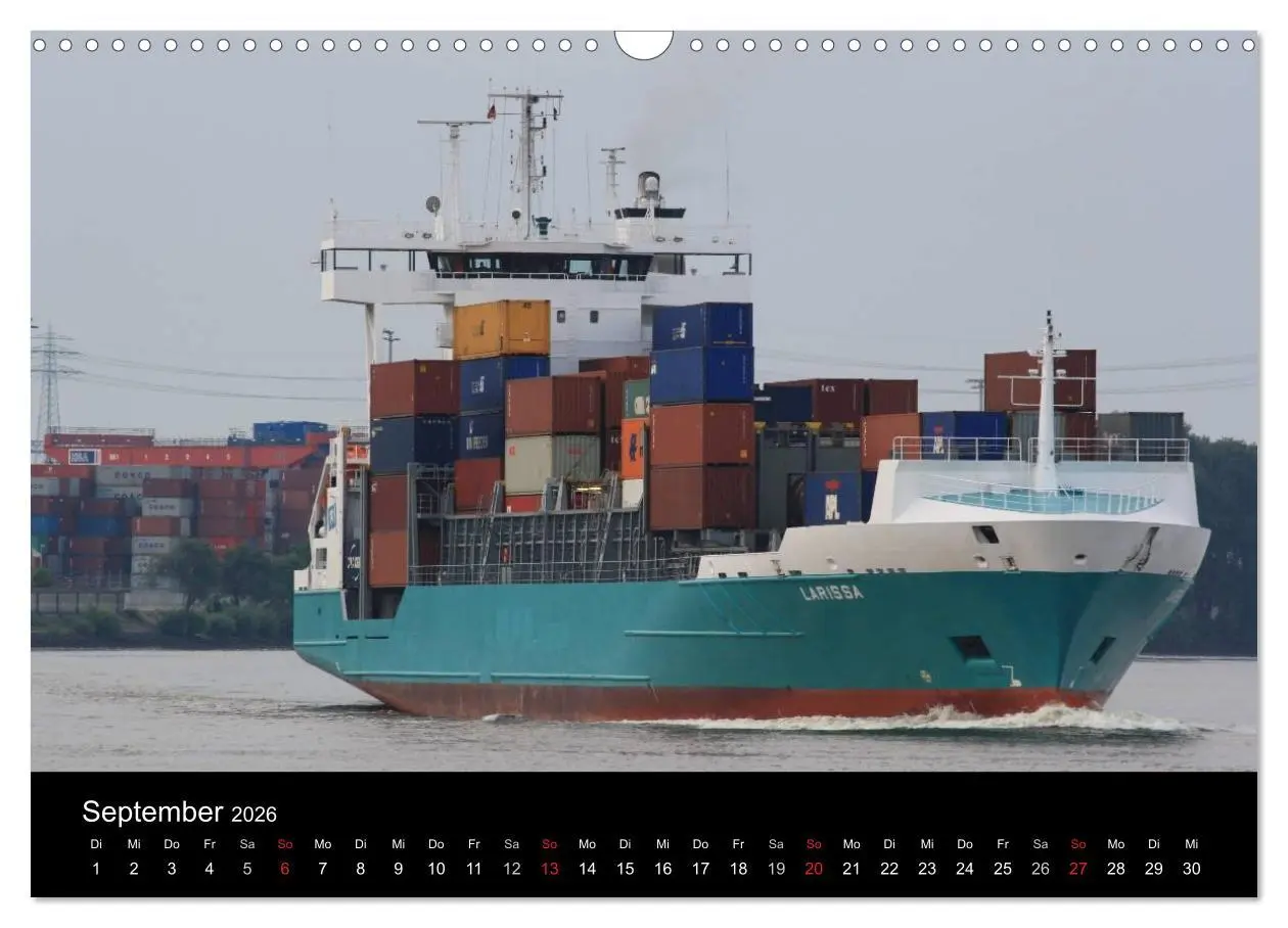 Bild: 9783516124705 | Schiffe im Hamburger Hafen (Wandkalender 2026 DIN A3 quer),...