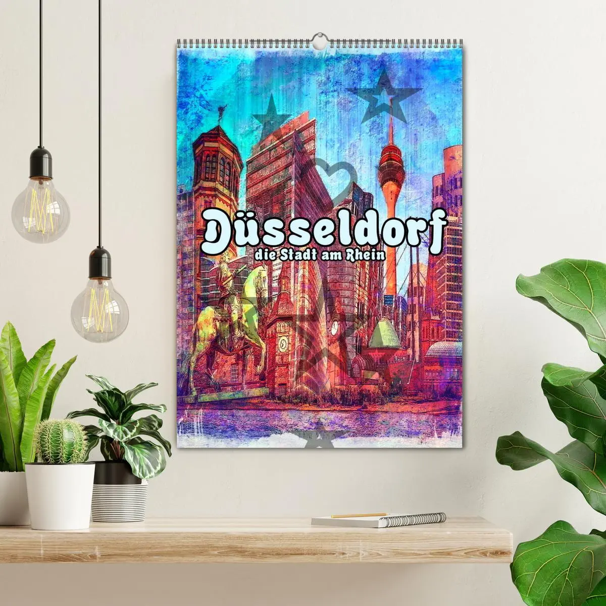 Bild: 9783516364705 | Düsseldorf die Stadt am Rhein (Wandkalender 2026 DIN A2 hoch),...