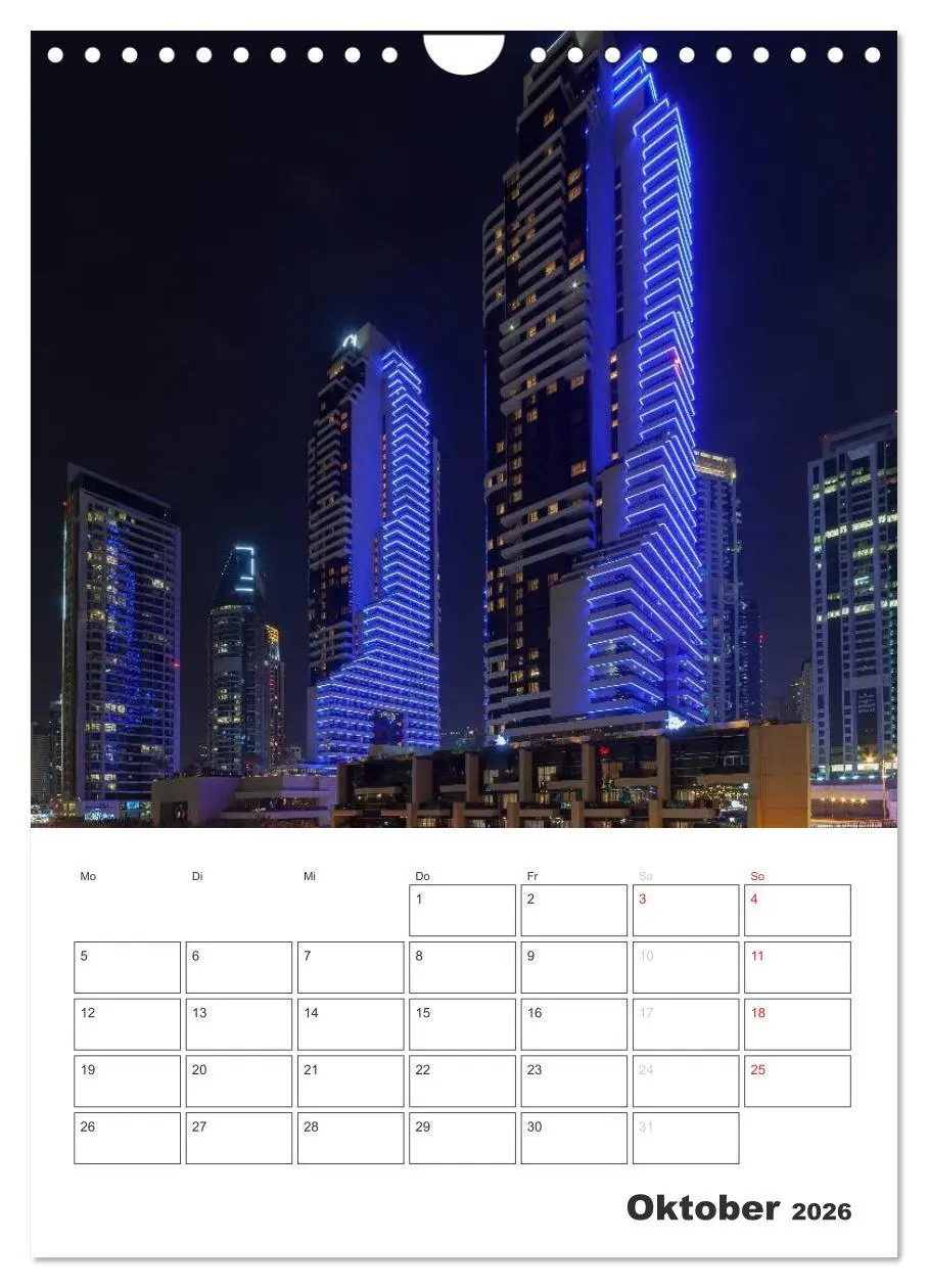 Bild: 9783516434705 | Vertical Dubai 2026 (Wandkalender 2026 DIN A4 hoch), CALVENDO...