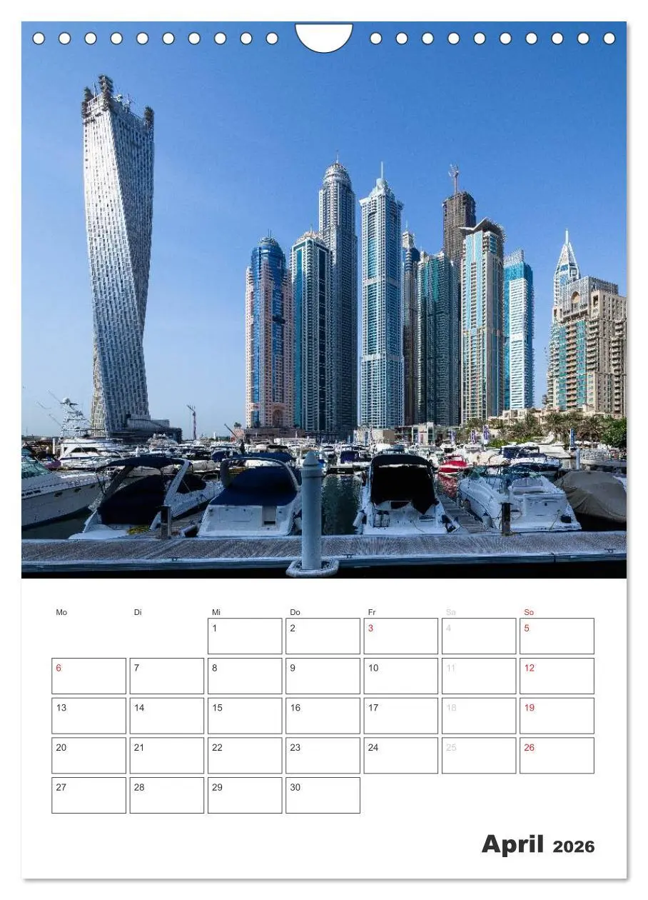 Bild: 9783516434705 | Vertical Dubai 2026 (Wandkalender 2026 DIN A4 hoch), CALVENDO...