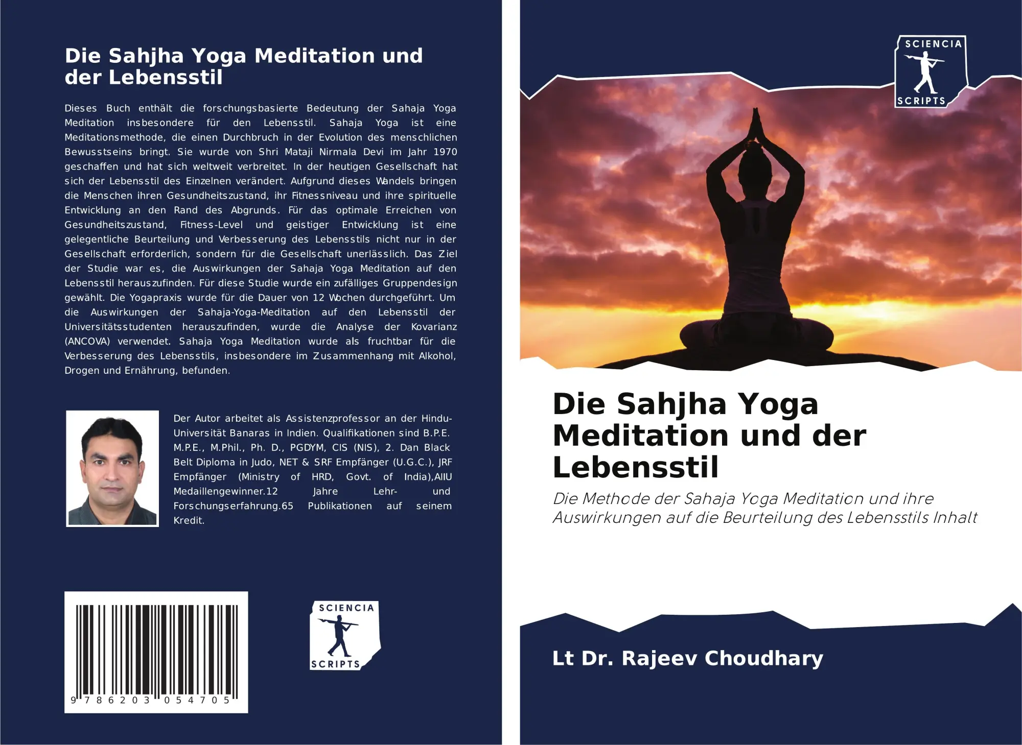 Cover: 9786203054705 | Die Sahjha Yoga Meditation und der Lebensstil | Lt Rajeev Choudhary