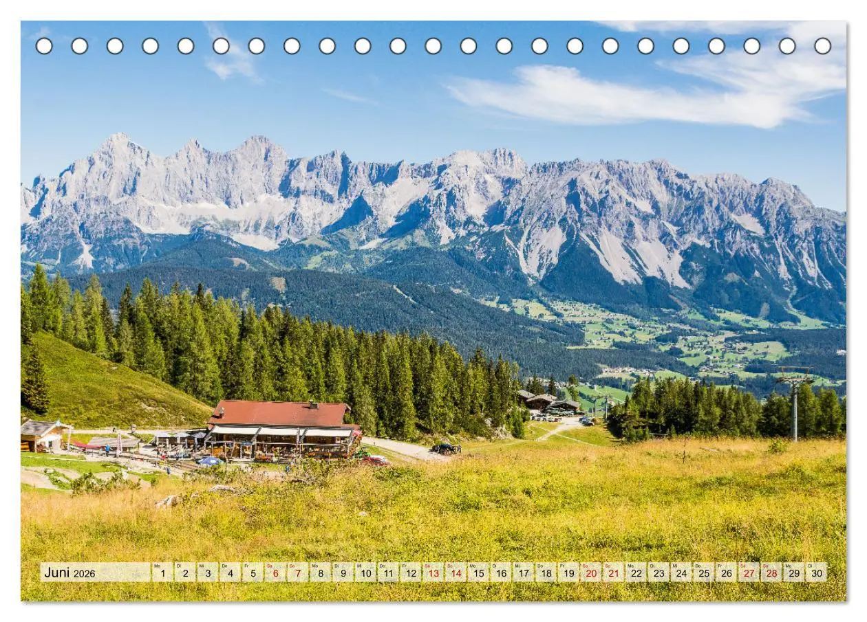 Bild: 9783457644805 | Dachstein und Schladminger Tauern (Tischkalender 2026 DIN A5 quer),...