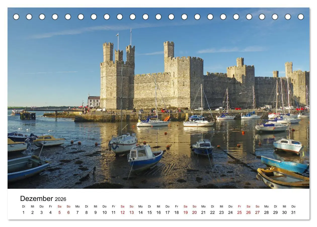 Bild: 9783457884805 | Cornwall und Wales (Tischkalender 2026 DIN A5 quer), CALVENDO...