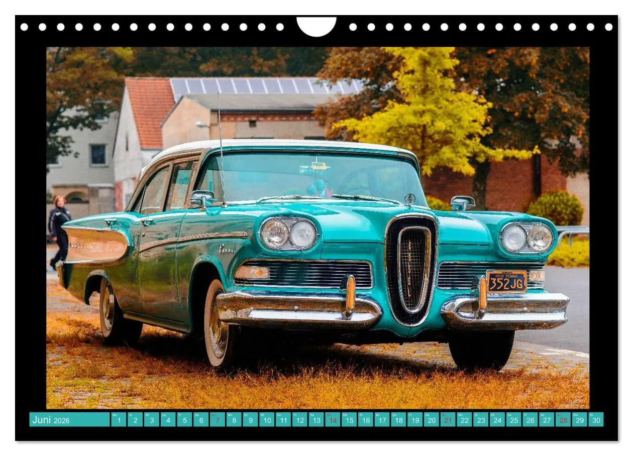 Bild: 9783516044805 | Edsel Schönheiten mit Charme (Wandkalender 2026 DIN A4 quer),...
