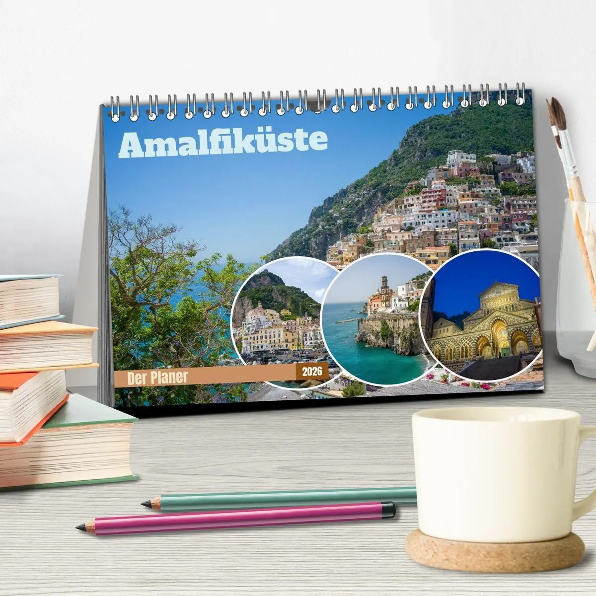 Bild: 9783516734805 | Amalfiküste - Der Planer (Tischkalender 2026 DIN A5 quer), CALVENDO...