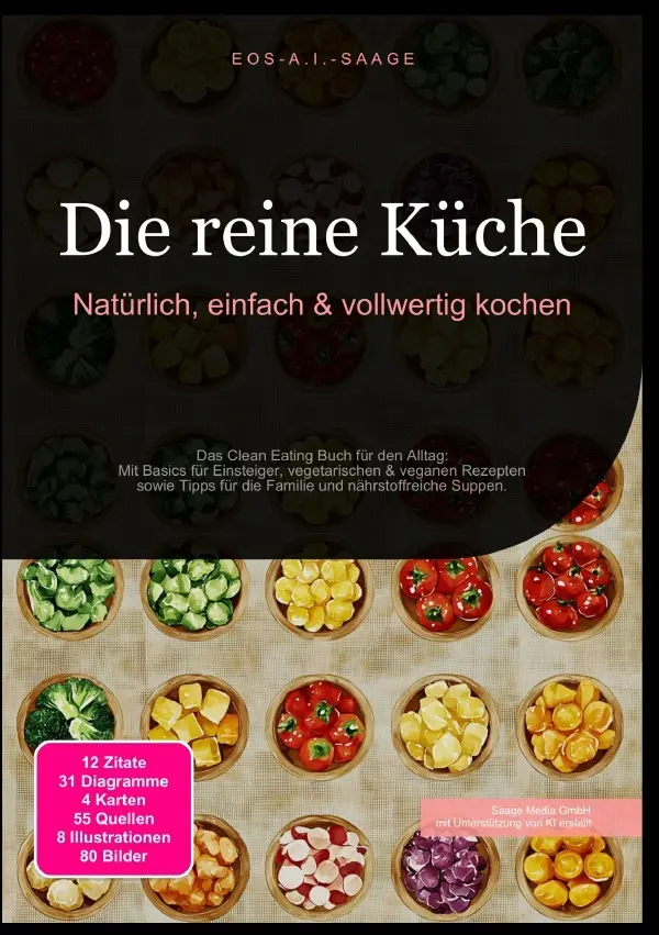 Cover: 9783819774805 | Die reine Küche: Natürlich, einfach &amp; vollwertig kochen | Saage | Buch