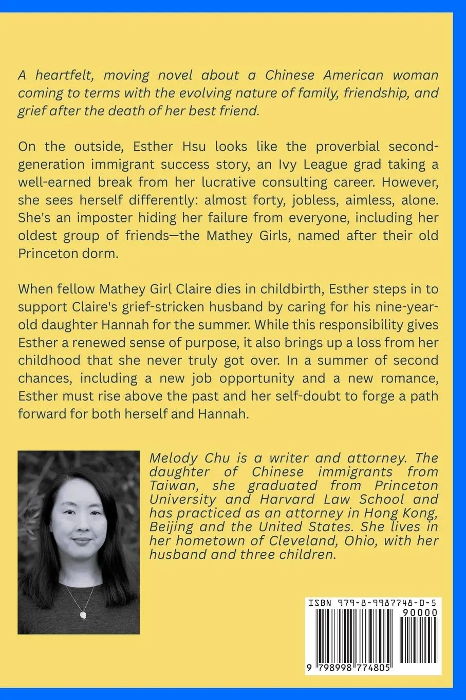Rückseite: 9798998774805 | Mathey Girls | A Novel | Melody Chu | Taschenbuch | Englisch | 2025