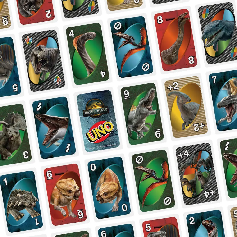 Bild: 194735304905 | UNO Jurassic World 4 | Spiel | Fensterkarton | JFT28 | Deutsch | 2025