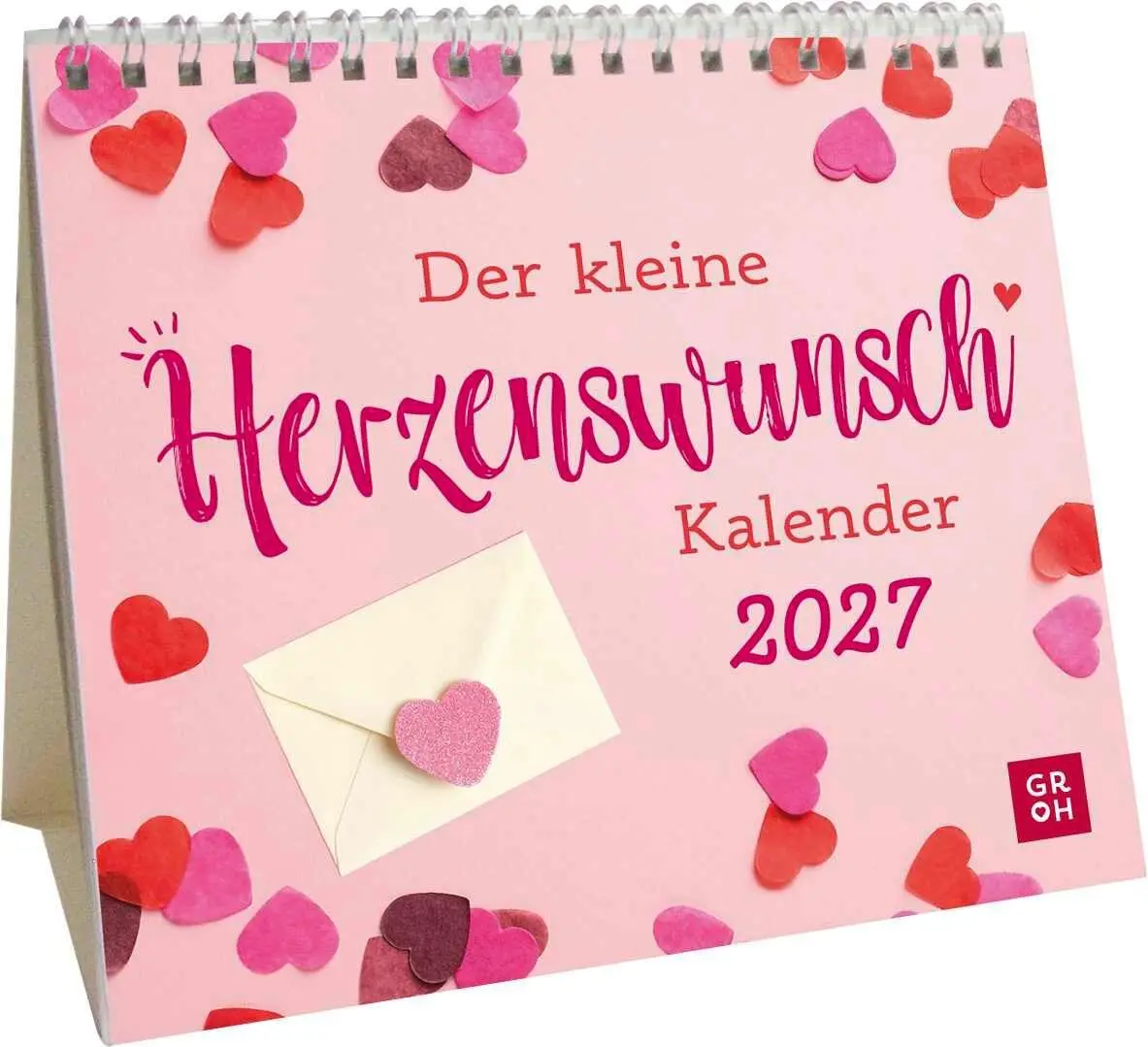 Cover: 4036442014905 | Mini-Kalender 2027: Der kleine Herzenswunschkalender | Groh Verlag