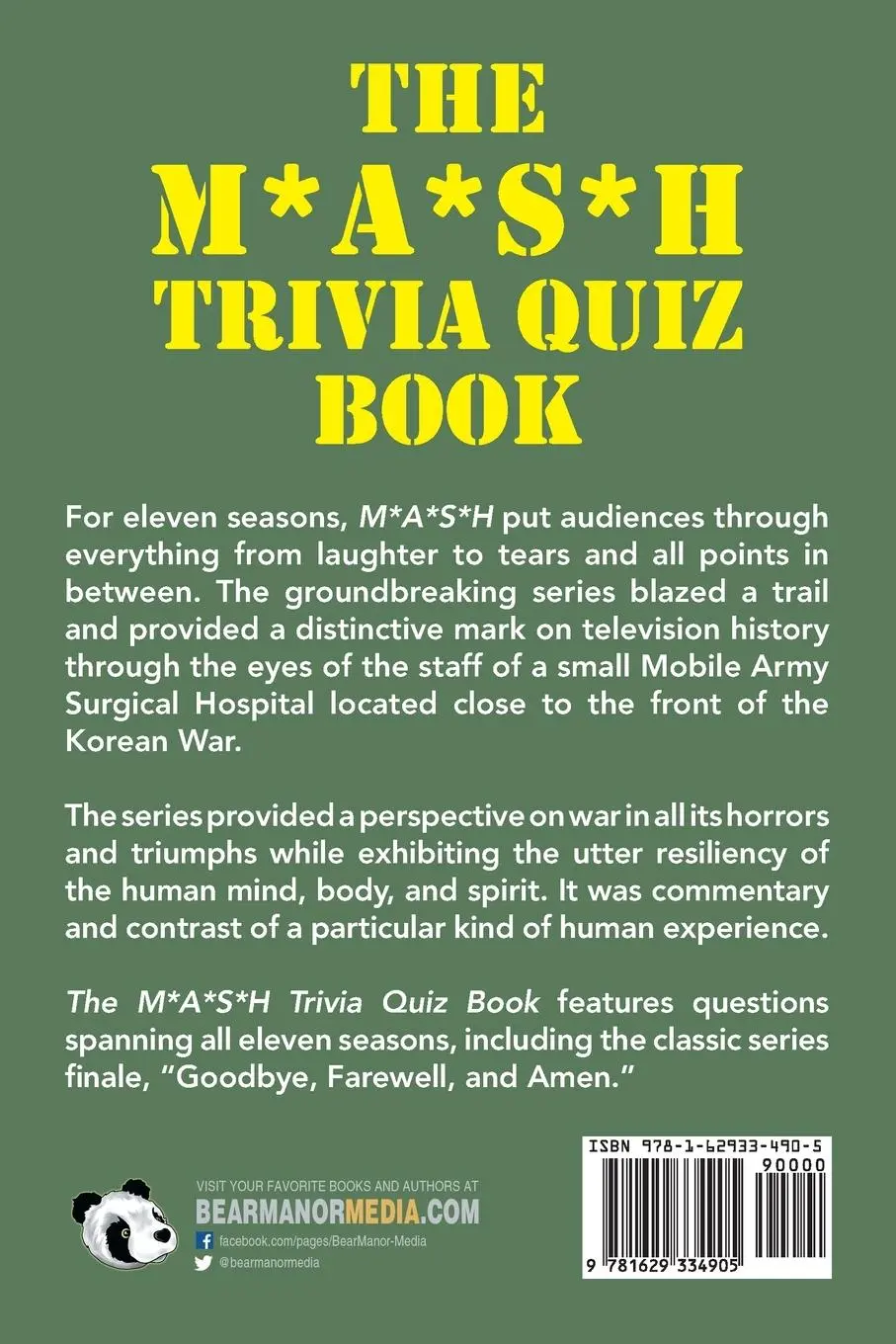 Rückseite: 9781629334905 | The M*A*S*H Trivia Quiz Book | Cristopher DeRose (u. a.) | Taschenbuch