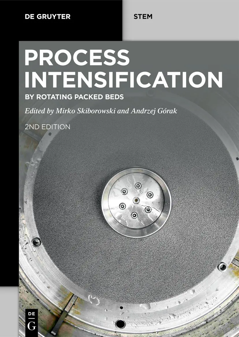 Cover: 9783110724905 | Process Intensification | by Rotating Packed Beds, De Gruyter STEM