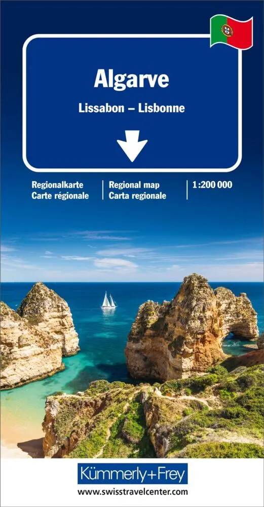 Cover: 9783259014905 | Straßenkarte Algarve / Lissabon 1:200 000 | (Land-)Karte | Deutsch