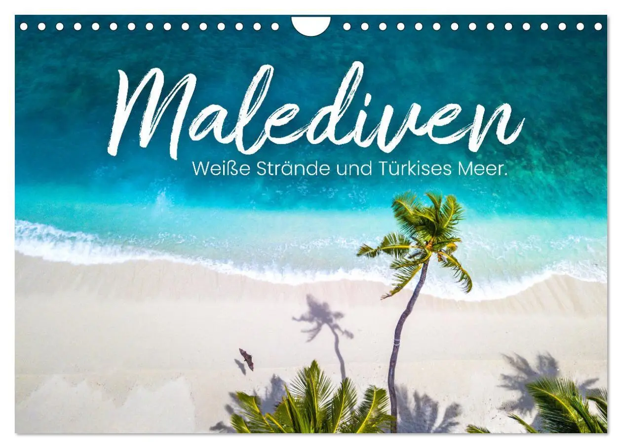 Cover: 9783457564905 | Malediven - Weiße Strände und Türkises Meer. (Wandkalender 2026 DIN...
