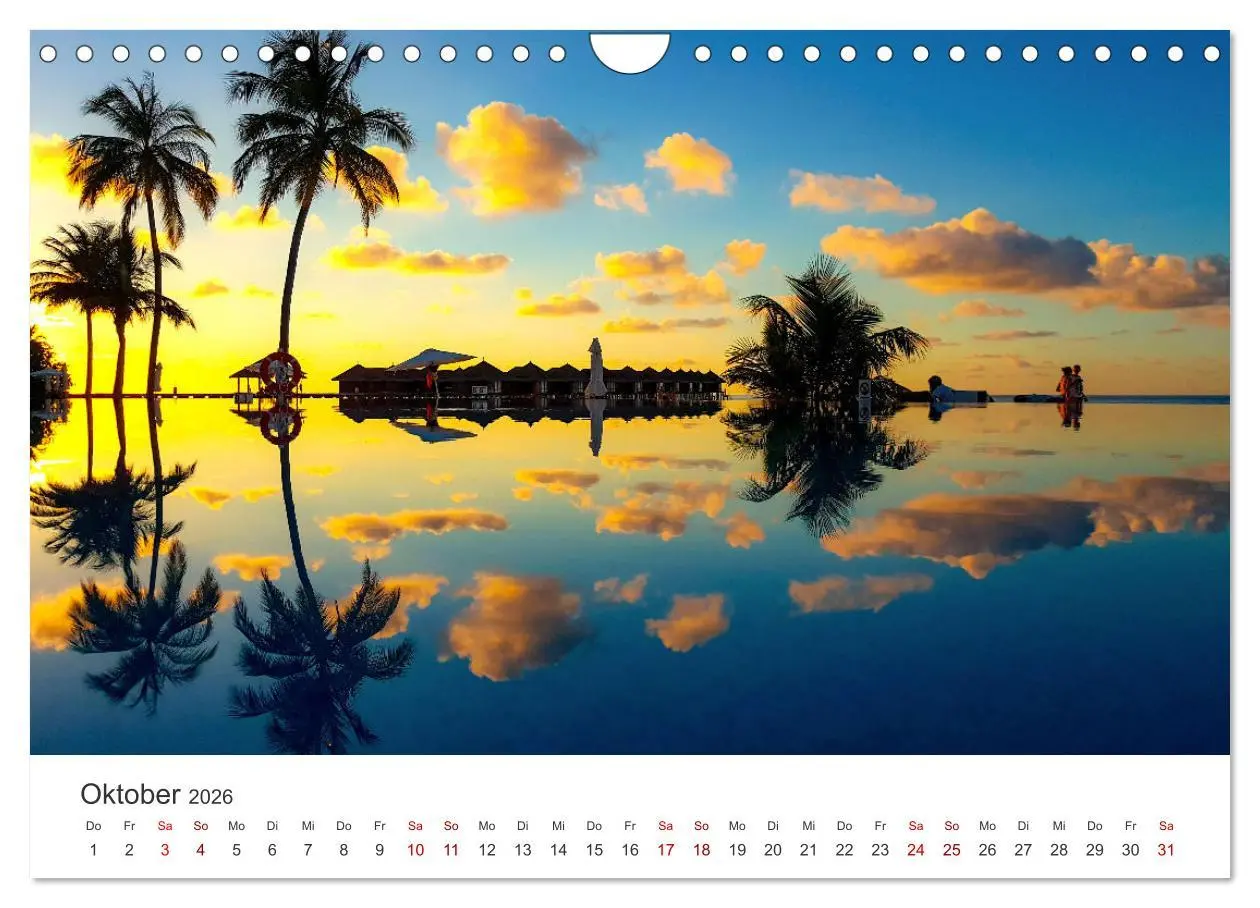 Bild: 9783457564905 | Malediven - Weiße Strände und Türkises Meer. (Wandkalender 2026 DIN...