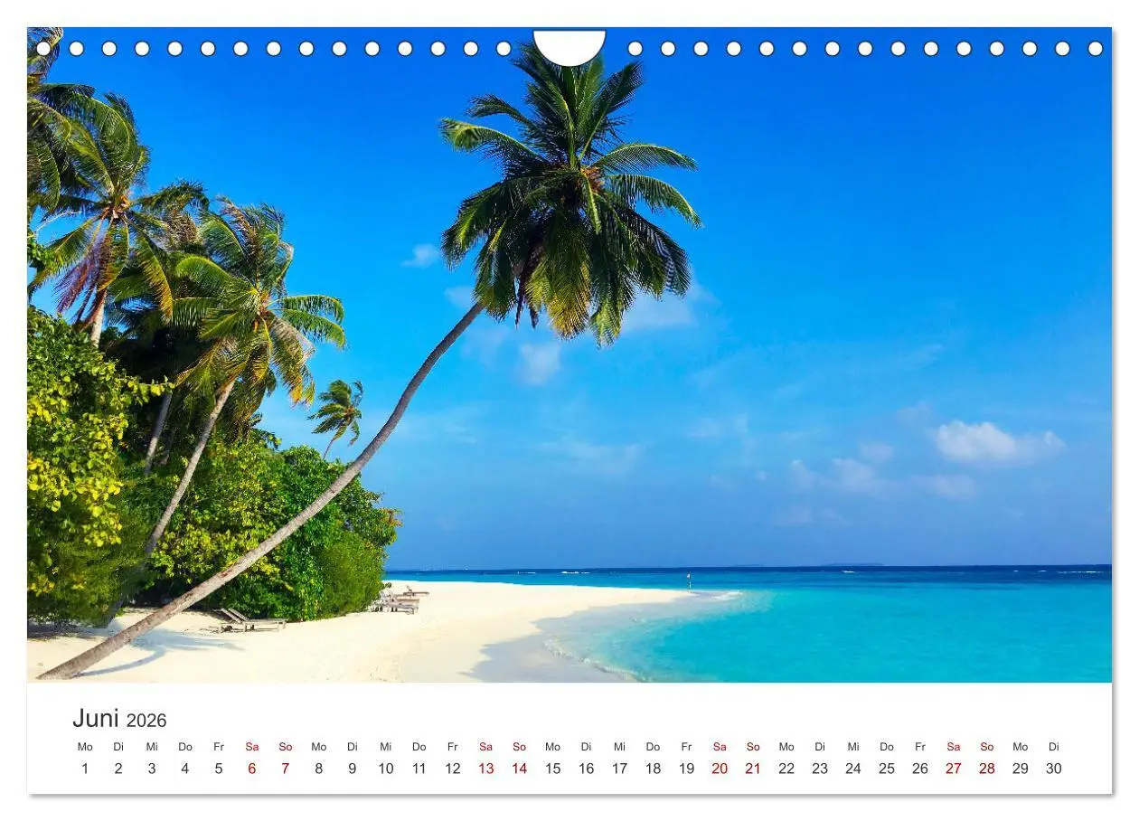 Bild: 9783457564905 | Malediven - Weiße Strände und Türkises Meer. (Wandkalender 2026 DIN...