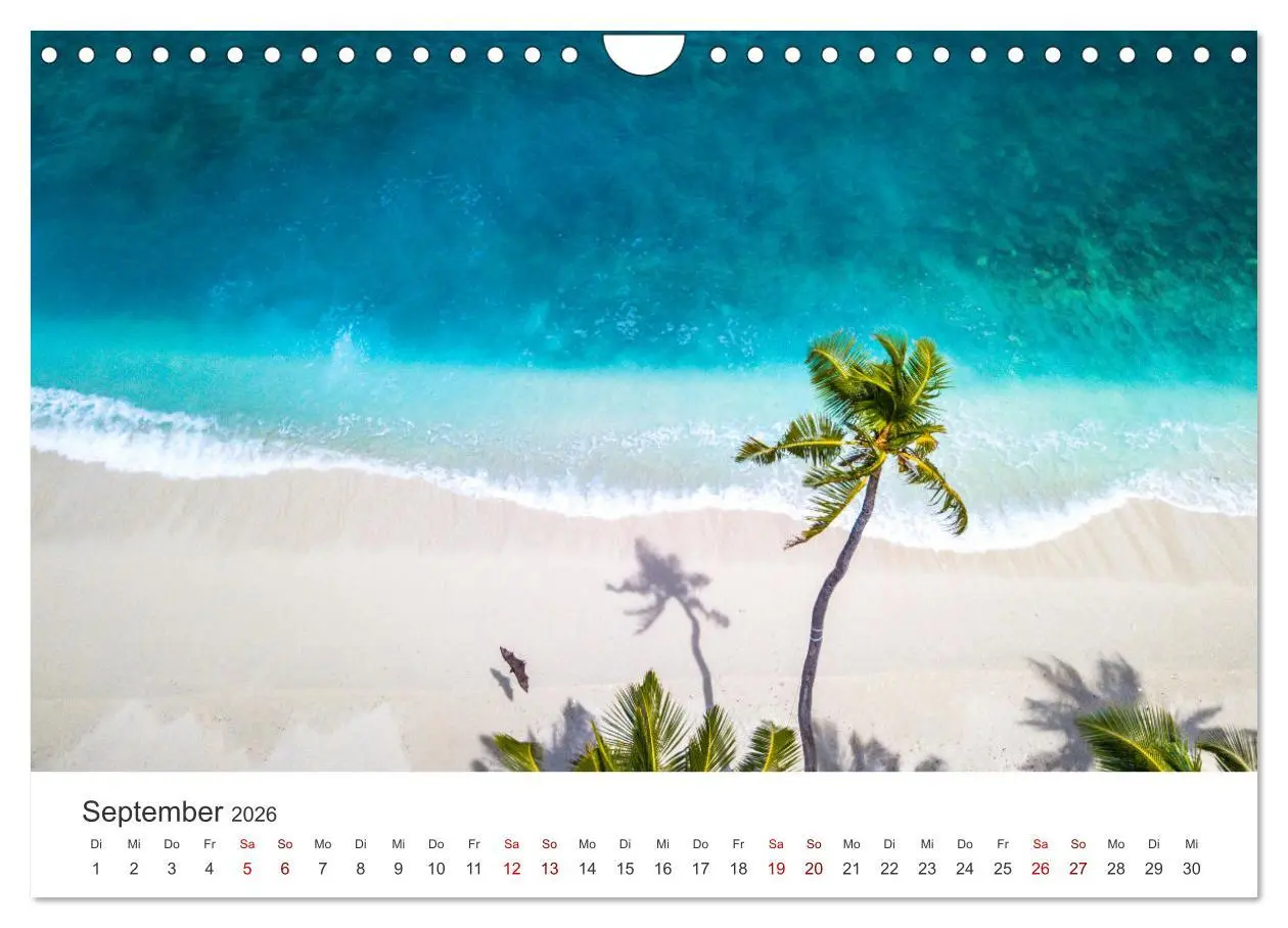 Bild: 9783457564905 | Malediven - Weiße Strände und Türkises Meer. (Wandkalender 2026 DIN...
