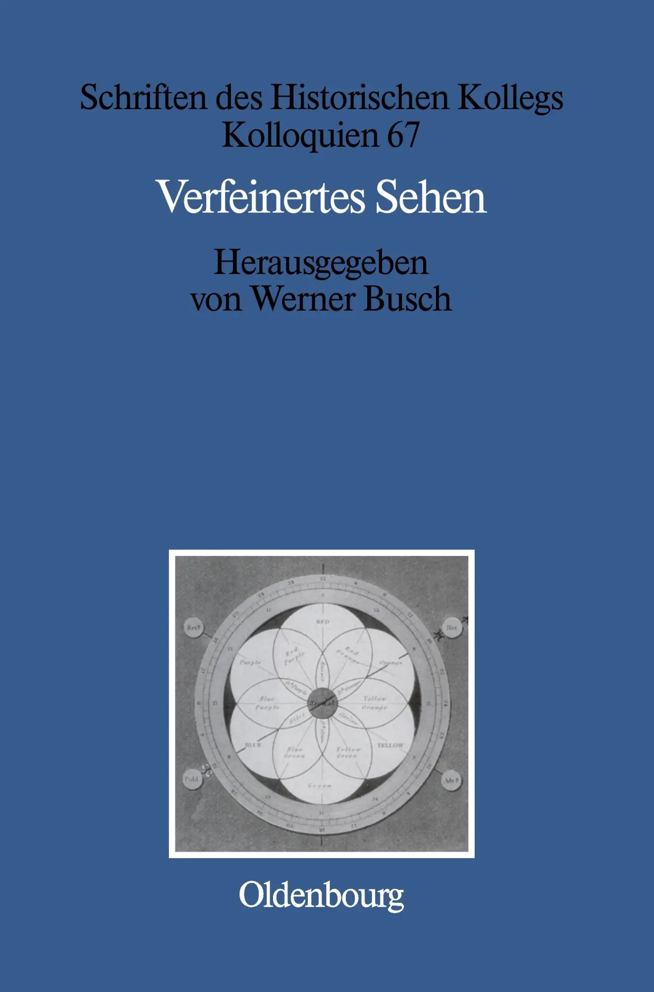 Cover: 9783486584905 | Verfeinertes Sehen | Optik und Farbe im 18. und frühen 19. Jahrhundert