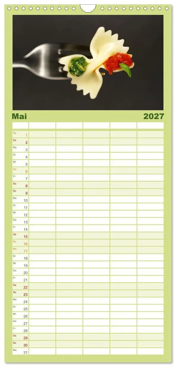Bild: 9783594324905 | Familienplaner 2027 - Vegan Food Kalender - Gerichte und Snacks mit...
