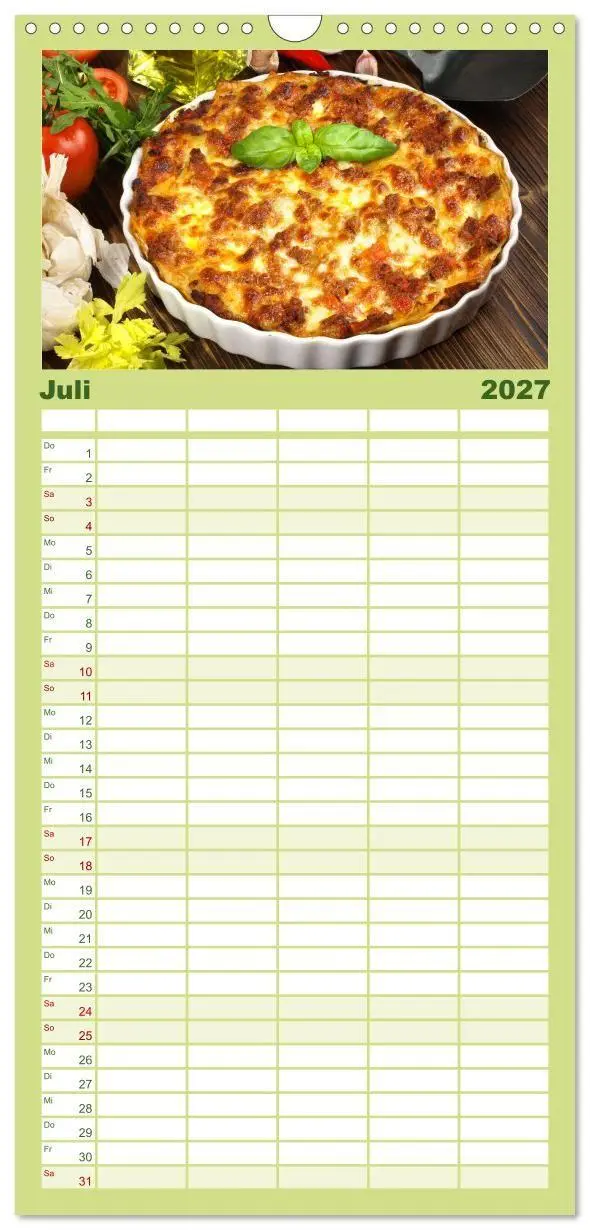 Bild: 9783594324905 | Familienplaner 2027 - Vegan Food Kalender - Gerichte und Snacks mit...