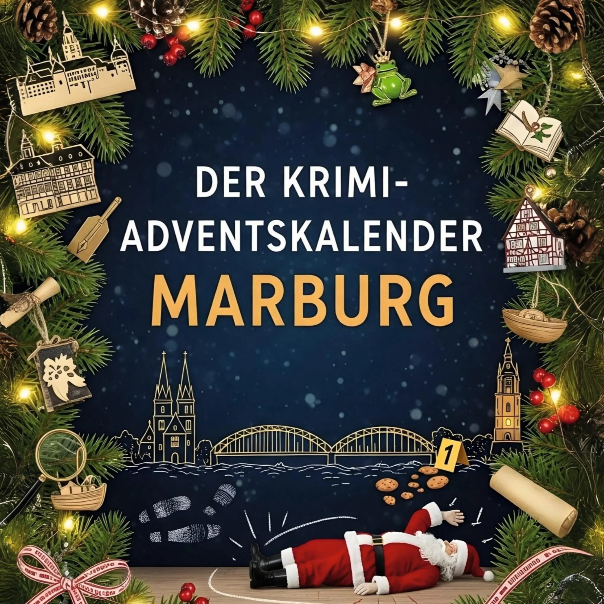 Cover: 9783695304905 | Der Krimi-Adventskalender Marburg | Mordsverdächtig in 24 Akten | Buch