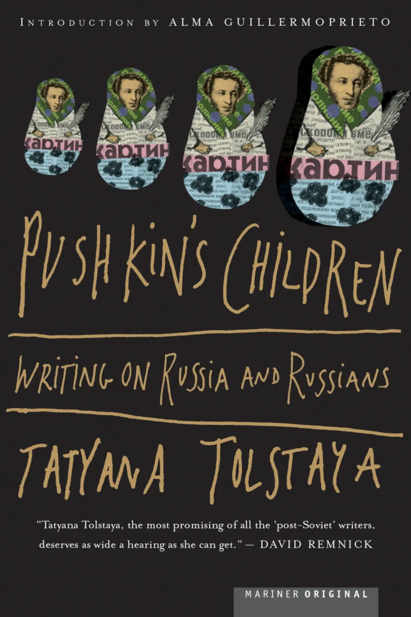 Cover: 9780618125005 | Pushkin's Children | Writing on Russia and Russians | Tatyana Tolstaya