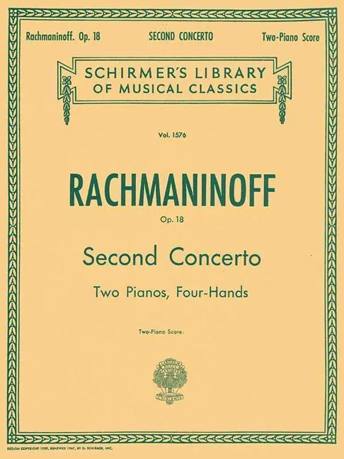 Cover: 9780793505005 | Concerto No. 2 in C Minor, Op. 18 | Sergei Rachmaninov | Taschenbuch