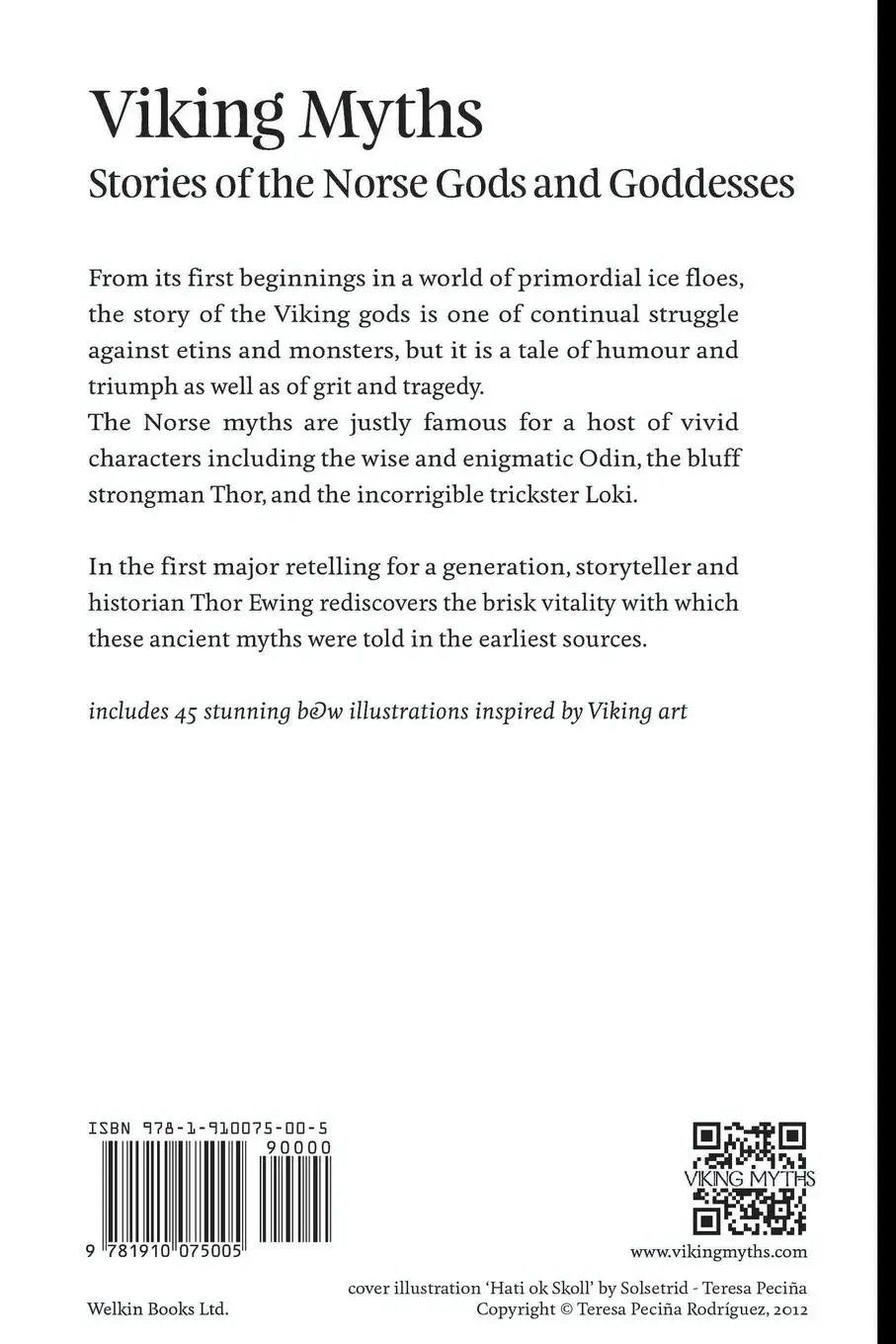 Rückseite: 9781910075005 | Viking Myths | Stories of the Norse Gods and Goddesses | Taschenbuch