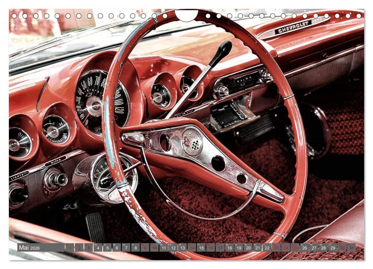 Bild: 9783457905005 | American Old Cars - Amerikanische Autolegenden (Wandkalender 2026...