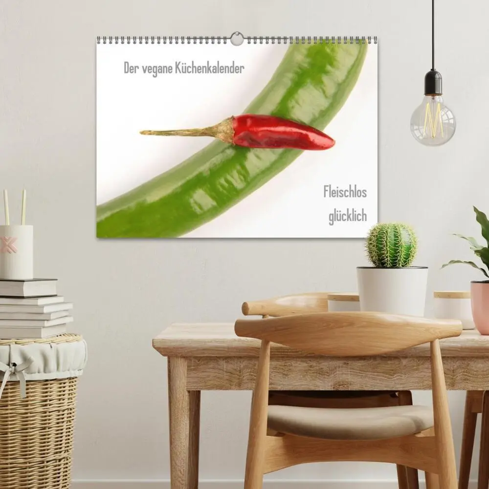 Bild: 9783516095005 | Der vegane Küchenkalender (Wandkalender 2026 DIN A3 quer), CALVENDO...